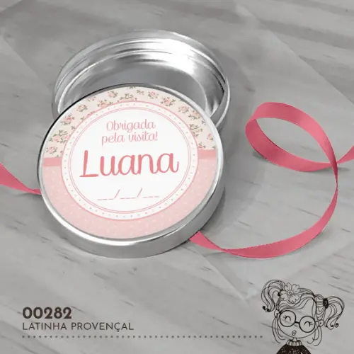 Latinha Adesivada Provençal - 00282