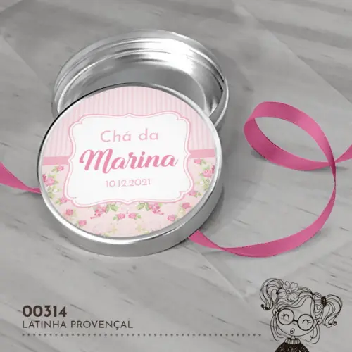 Latinha Adesivada Provençal - 00314