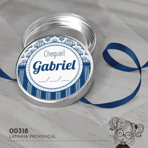 Latinha Adesivada Provençal - 00318