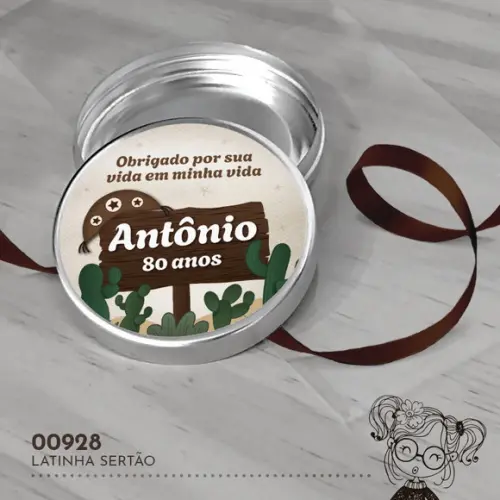 Latinha Adesivada Sertão - 00928