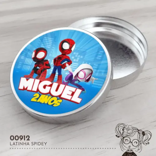 Latinha Adesivada Spidey - 00912