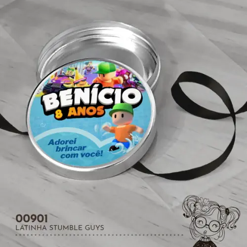 Latinha Adesivada Stumble Guys - 00901