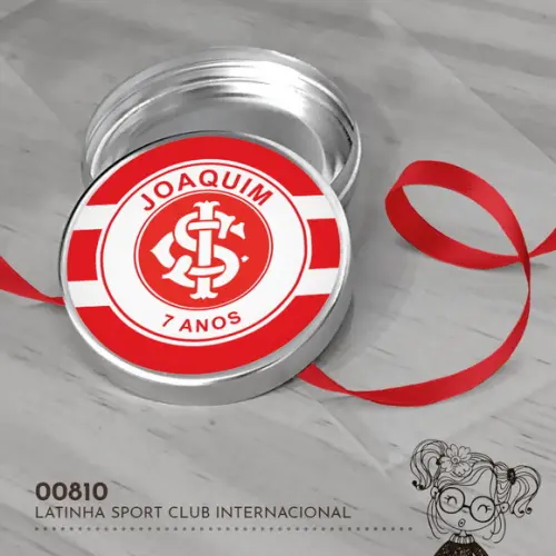 Latinha Adesivada Sport Club Internacional - 00810