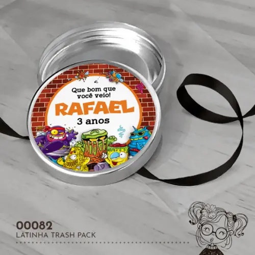 Latinha Adesivada Trash Pack - 00082