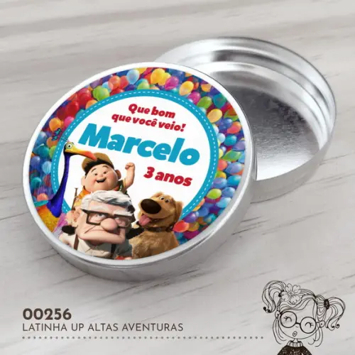 Latinha Adesivada Up Altas Aventuras - 00256