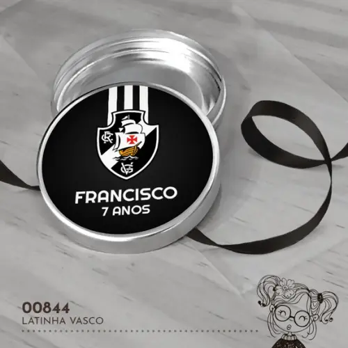Latinha Adesivada Vasco - 00844