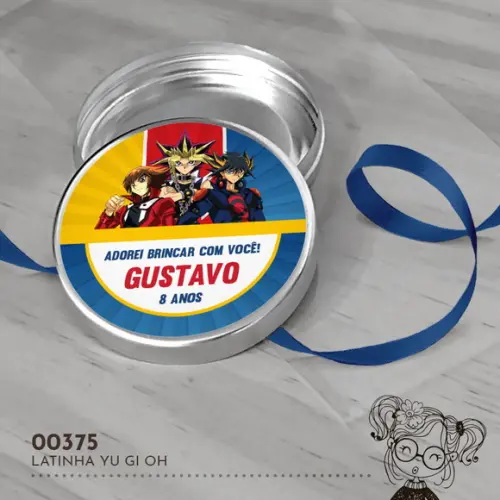 Latinha Adesivada Yu Gi Oh - 00375