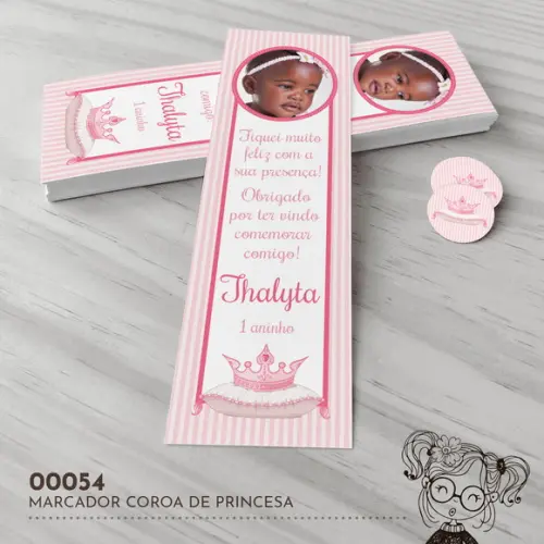Marcador Coroa de Princesa - 00054
