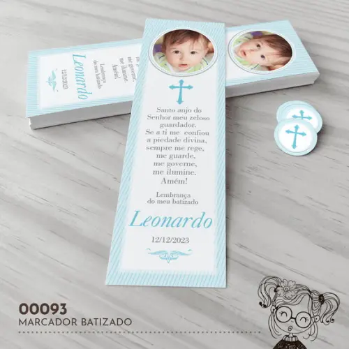 Marcador de Livro Batizado - 00093