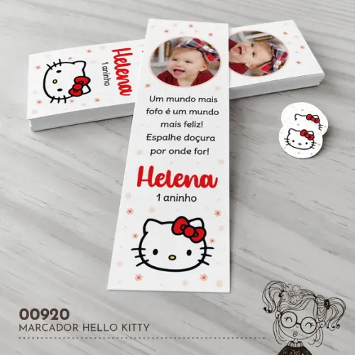 Marcador de Livro Hello Kitty - 00920