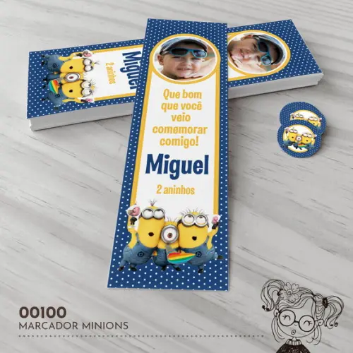 Marcador de Livro Minions - 00100