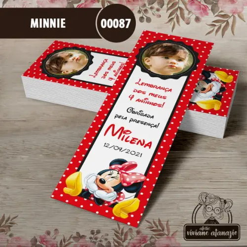 Marcador de Livro Minnie - 00087