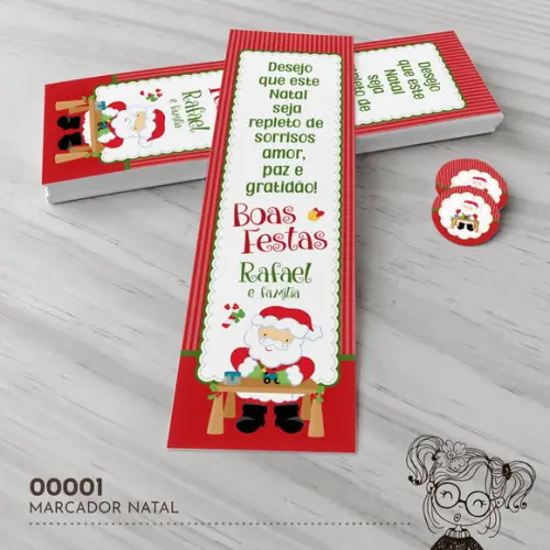 Marcador de Livro Natal - 00001