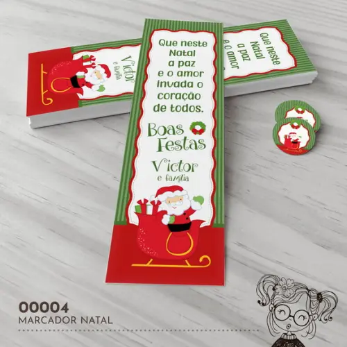 Marcador de Livro Natal - 00004