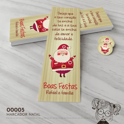 Marcador de Livro Natal - 00005