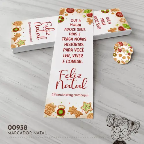 Marcador de Livro Natal - 00938