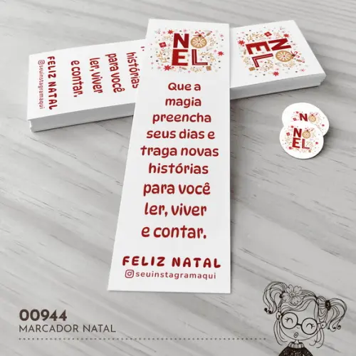 Marcador de Livro Natal - 00944