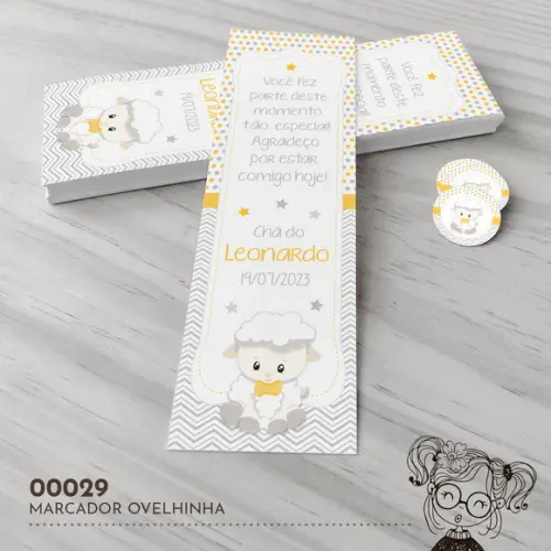 Marcador de Livro Ovelhinha - 00029