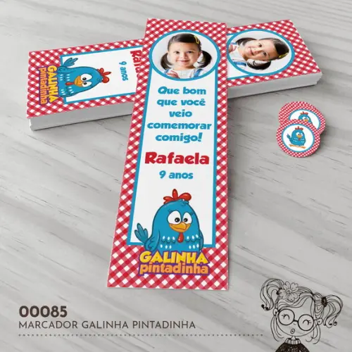 Marcador Galinha Pintadinha - 00085