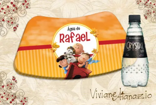 Rótulo Água Crystal Vip Snoopy - 00322