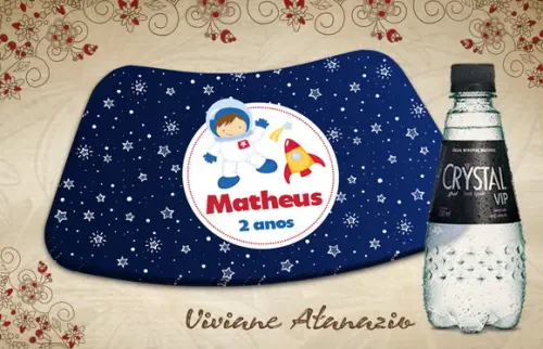 Rótulo Crystal Vip Astronauta - 00409