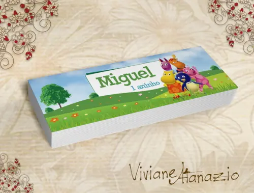 Rótulo Potinho Backyardigans - 00022