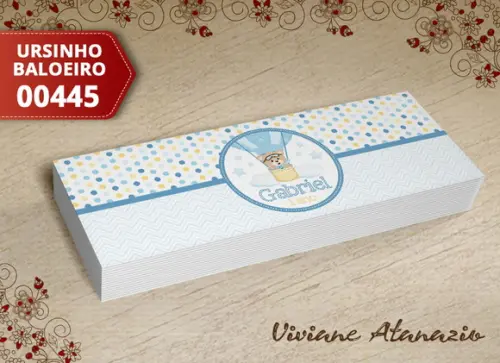 Rótulo Potinho Ursinho Baloeiro - 00445