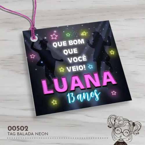 Tag Quadrada Balada - 00502