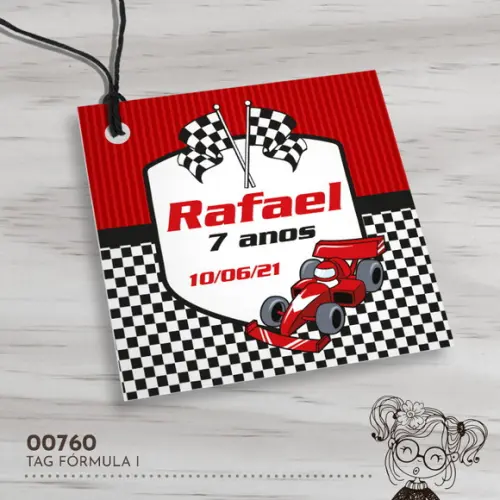 Tag Quadrada Fórmula I - 00760