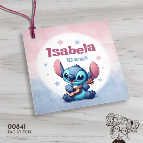 Tag Quadrada Stitch - 00841