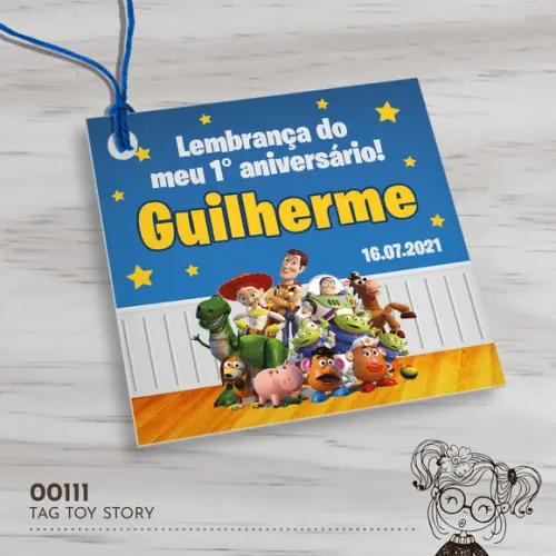 Tag Quadrada Toy Story -00111
