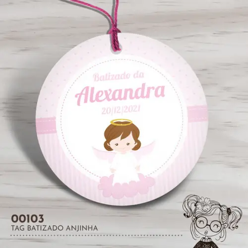 Tag Redonda Anjinha - 00103