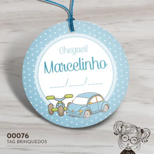 Tag Redonda Brinquedos - 00076