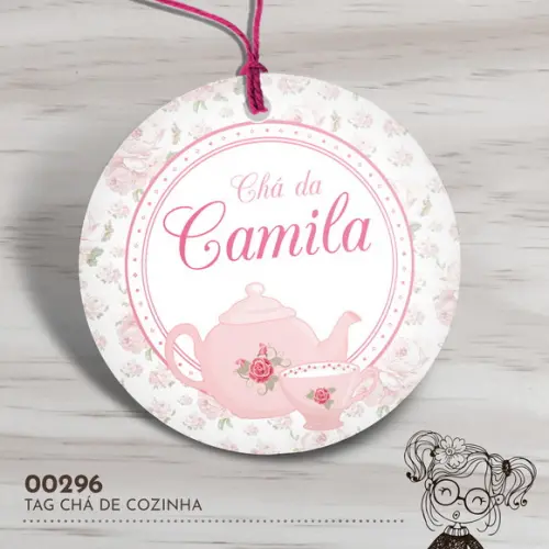 Tag Redonda Chá de Cozinha - 00296