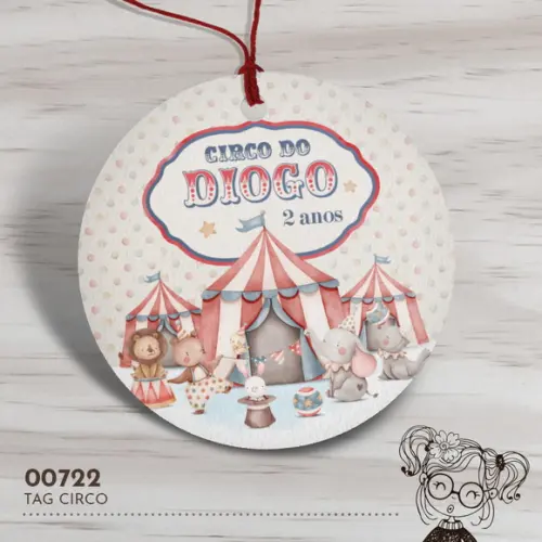 Tag Redonda Circo - 00722