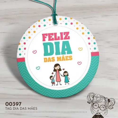 Tag Redonda Dia das Mães - 00397