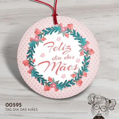 Tag Redonda Dia das Mães - 00595