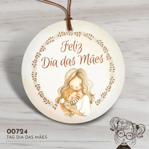 Tag Redonda Dia das Mães - 00724