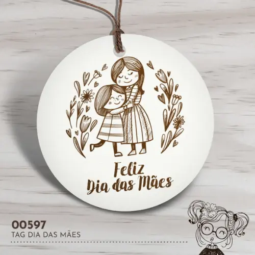 Tag Redonda Dia das Mães - 00597