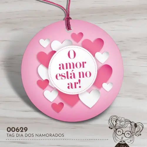 Tag Redonda Dia dos Namorados - 00629