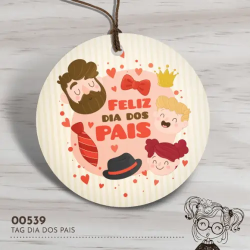 Tag Redonda Dia dos Pais - 00539