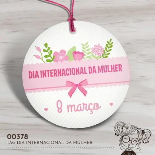 Tag Redonda Dia Internacional da Mulher - 00378