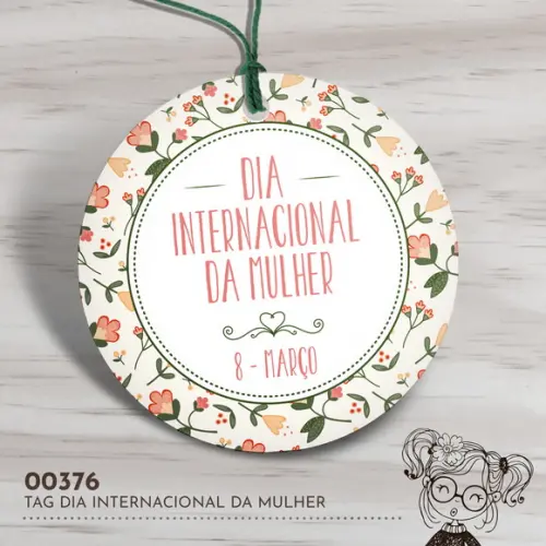 Tag Redonda Dia Internacional da Mulher - 00376
