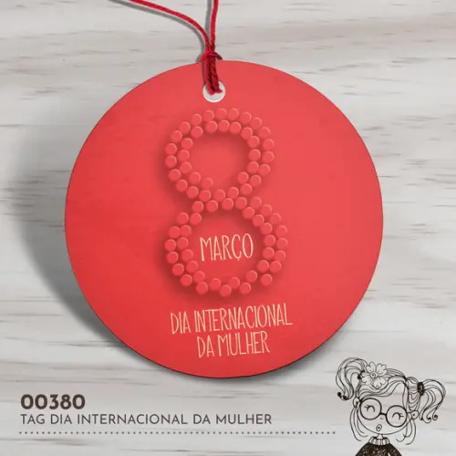 Tag Redonda Dia Internacional da Mulher - 00380