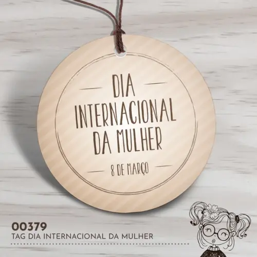 Tag Redonda Dia Internacional da Mulher - 00379