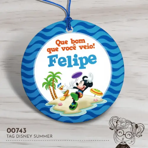 Tag Redonda Disney Summer - 00743