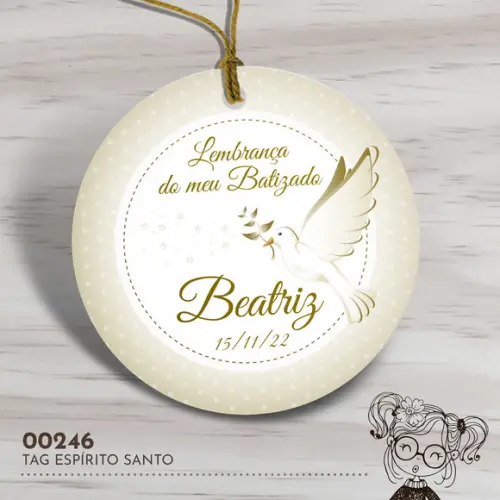 Tag Redonda Espírito Santo - 00246