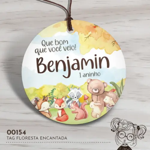 Tag Redonda Floresta Encantada - 00154