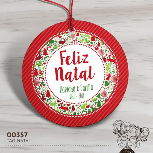 Tag Redonda Natal - 00357