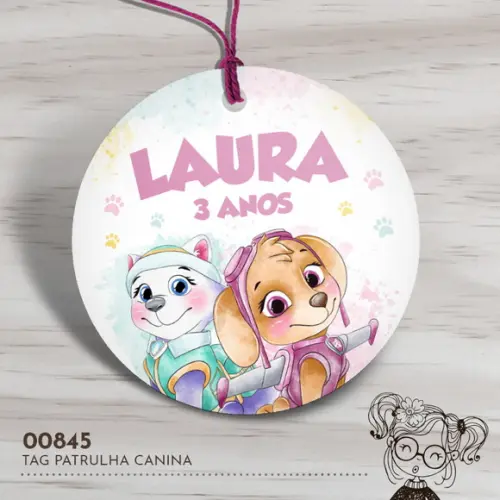 Tag Redonda Patrulha Canina - 00845